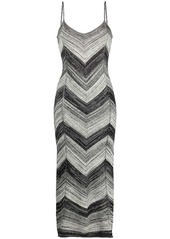 Proenza Schouler stripe-knit marled midi dress