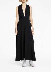 Proenza Schouler matte crepe twist back dress