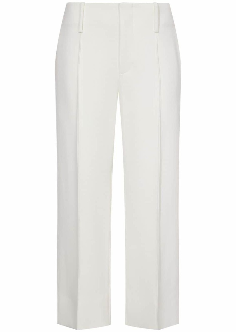 Proenza Schouler mid-rise crepe cropped trousers