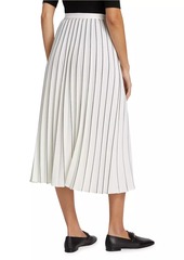 Proenza Schouler Miles Crêpe Pleated Midi-Skirt