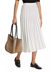 Proenza Schouler Miles Crêpe Pleated Midi-Skirt