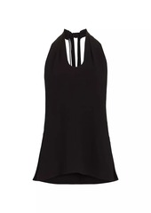 Proenza Schouler Miller Matte Crepe Halterneck Top