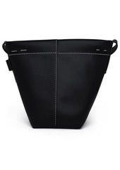 Proenza Schouler MINI BARROW BAG IN BLACK LEATHER