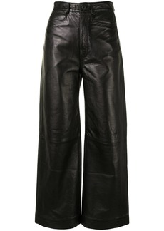 Proenza Schouler high-waist leather culottes