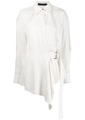 Proenza Schouler Oversized Top Stitched Button Down Shirt
