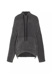 Proenza Schouler Oversized Wool-Blend Sherpa Hoodie