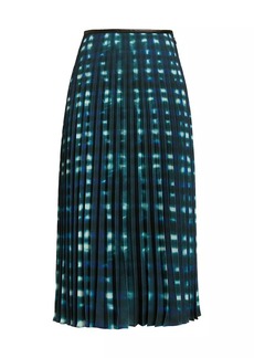 Proenza Schouler Piper Pleated Crepe Midi-Skirt