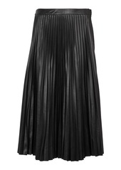 Proenza Schouler White Label pleated faux leather midi skirt