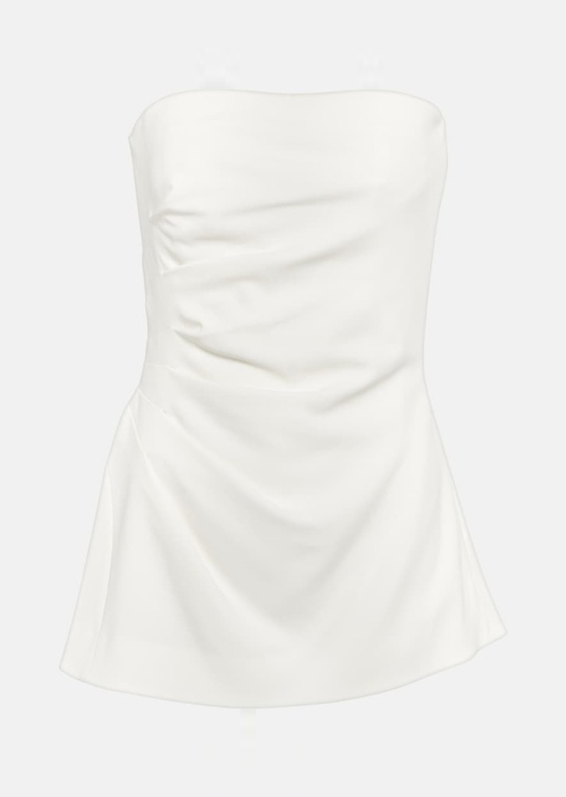 Proenza Schouler Pleated strapless top