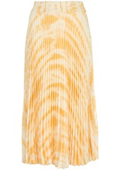 Proenza Schouler pleated tie-dye skirt