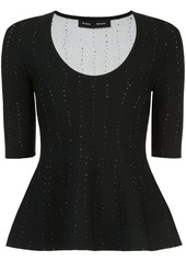 Proenza Schouler perforated knitted top