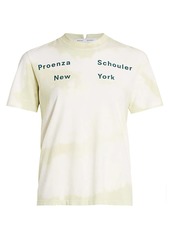 Proenza Schouler Printed Logo Tie-Dye T-Shirt