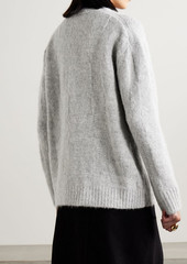 Proenza Schouler - Alana brushed knitted cardigan - Gray - S