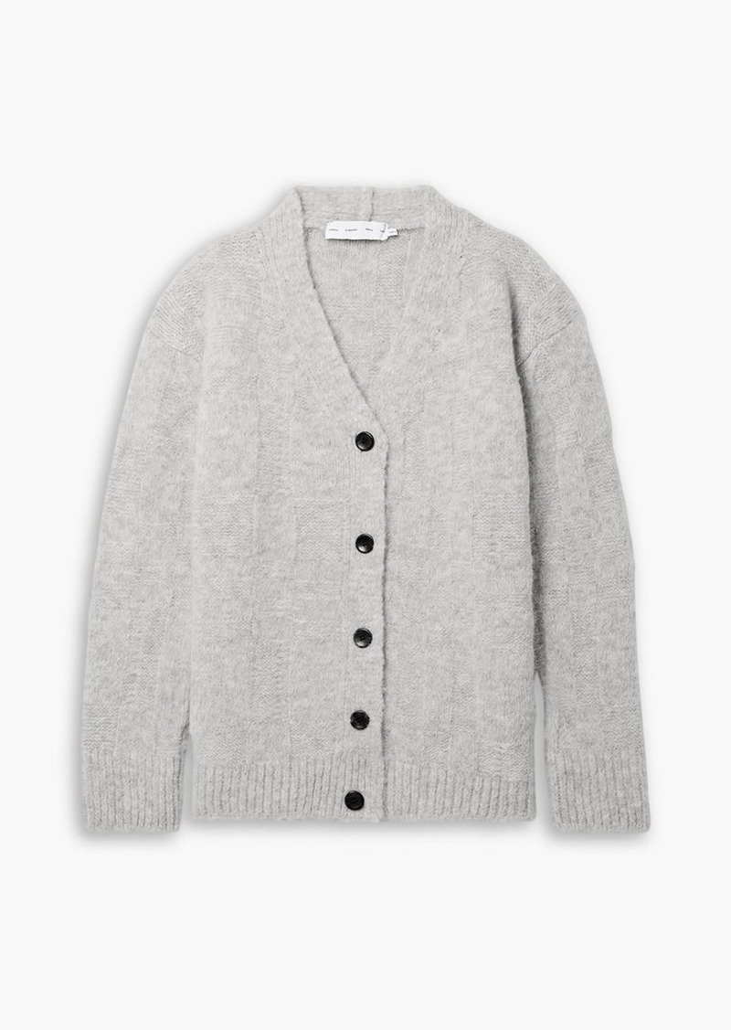 Proenza Schouler - Alana brushed knitted cardigan - Gray - S