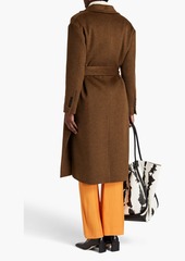 Proenza Schouler - Belted brushed wool-blend felt coat - Brown - US 4
