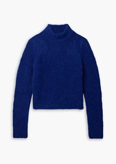 Proenza Schouler - Brigitt brushed knitted turtleneck sweater - Blue - S