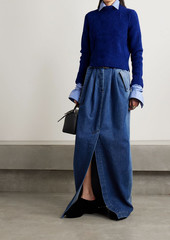 Proenza Schouler - Brigitt brushed knitted turtleneck sweater - Blue - S