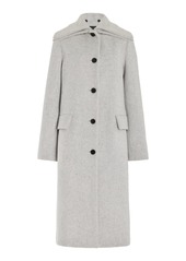 Proenza Schouler - Brushed Wool-Blend Coat - Light Grey - US 6 - Moda Operandi