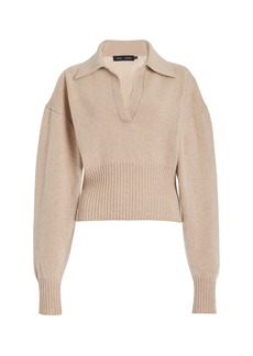 Proenza Schouler - Collared Knit Eco-Cashmere Sweater - Tan - M - Moda Operandi