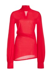 Proenza Schouler - Crepe Jersey Top - Red - US 6 - Moda Operandi