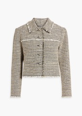 Proenza Schouler - Cropped cotton-blend tweed jacket - White - US 10