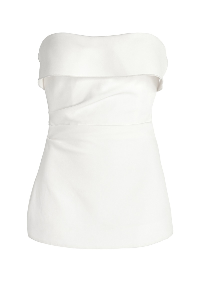 Proenza Schouler - Felicity Crepe Strapless Top - White - US 8 - Moda Operandi