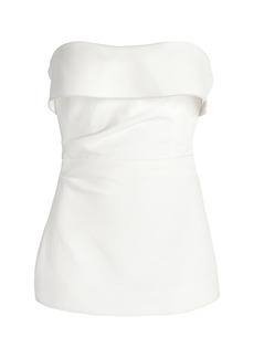 Proenza Schouler - Felicity Crepe Strapless Top - White - US 0 - Moda Operandi