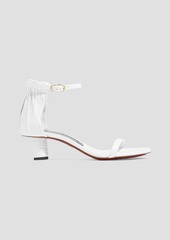Proenza Schouler - Gathered leather sandals - White - EU 35.5