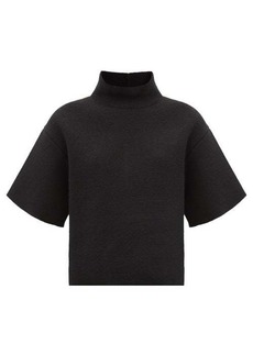 Proenza Schouler - High-neck Boxy Sweater - Womens - Black