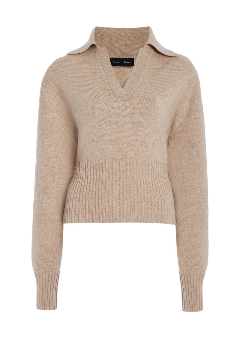 Proenza Schouler - Jeanne Eco-Cashmere Sweater - Neutral - L - Moda Operandi