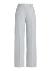 Proenza Schouler - Joey Tailored Cotton-Blend Wide-Leg Pants - Light Blue - US 10 - Moda Operandi