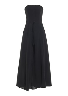 Proenza Schouler - Matte Strapless Maxi Dress - Black - US 0 - Moda Operandi