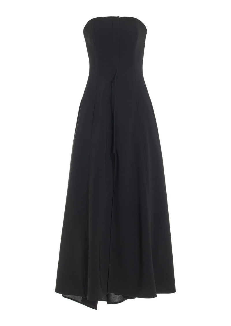 Proenza Schouler - Matte Strapless Maxi Dress - Black - US 4 - Moda Operandi