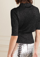 Proenza Schouler - Metallic knitted top - Black - S