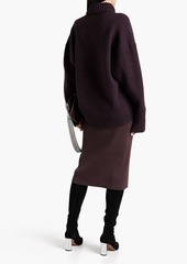 Proenza Schouler - Oversized cashmere-blend turtleneck sweater - Purple - M