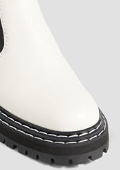 Proenza Schouler - Pebbled-leather Chelsea boots - White - EU 39.5