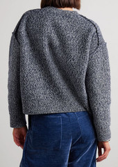 Proenza Schouler - Remy marled cotton-blend sweater - Blue - S