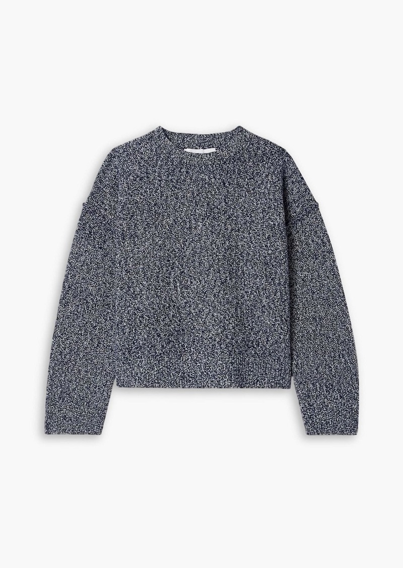 Proenza Schouler - Remy marled cotton-blend sweater - Blue - S