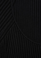 Proenza Schouler - Ribbed-knit midi dress - Black - S