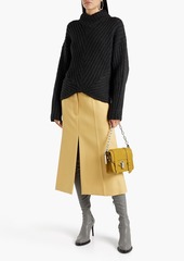 Proenza Schouler - Ribbed wool-blend turtleneck sweater - Gray - L