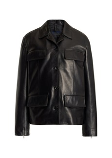 Proenza Schouler - Roos Leather Jacket - Black - US 0 - Moda Operandi
