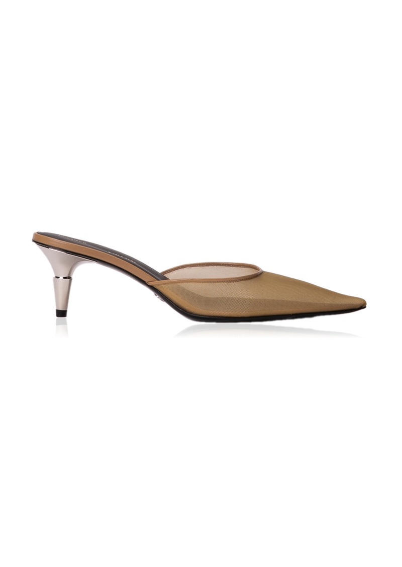 Proenza Schouler - Spike Mesh Mules - Neutral - IT 35 - Moda Operandi