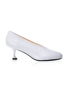 Proenza Schouler - Tee Leather Pumps - White - IT 37 - Moda Operandi