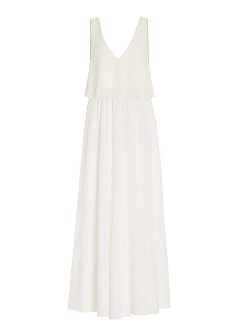 Proenza Schouler - Textured Marocaine Maxi Dress - Off-White - US 4 - Moda Operandi
