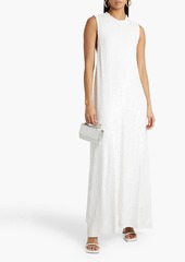 Proenza Schouler - Twisted sequined tulle maxi dress - White - US 4