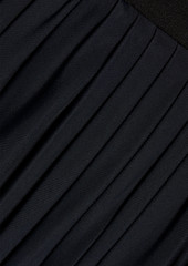 Proenza Schouler - Wrap-effect draped jersey mini skirt - Black - US 0