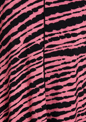 Proenza Schouler - Zebra-print stretch-jersey top - Pink - S