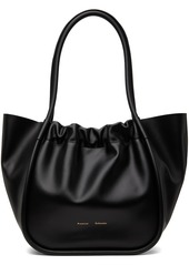 Proenza Schouler Black Large Ruched Tote