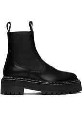 Proenza Schouler Black Platform Chelsea Boots