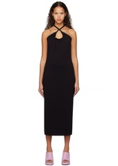 Proenza Schouler Black Proenza Schouler White Label Halter Maxi Dress